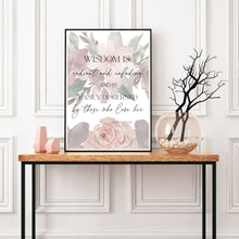 Load image into Gallery viewer, "Wisdom is Radiant" Printable Wall Art