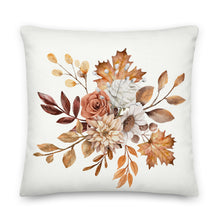 Load image into Gallery viewer, "Fall for Jesus; He Never Leaves" Premium Decorative Pillow | Cushion