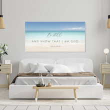 Load image into Gallery viewer, "Be Still and Know That I am God" Psalm 46:10 Canvas Art Print