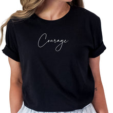 Load image into Gallery viewer, "Courage" Crewneck T-Shirt