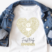 Load image into Gallery viewer, "First Holy Communion" Youth T-Shirt