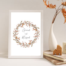 Load image into Gallery viewer, "Graced and Blessed" Printable Wall Art