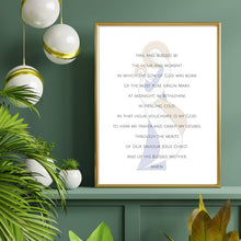 Load image into Gallery viewer, “St. Andrew Christmas Novena” Printable Wall Art