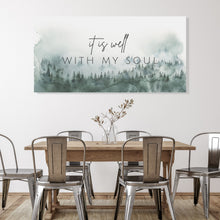 Load image into Gallery viewer, "It Is Well With My Soul" Canvas Art Print