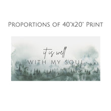 Load image into Gallery viewer, "It Is Well With My Soul" Canvas Art Print