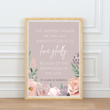 Load image into Gallery viewer, "St. Julian of Norwich Quotes": Set of 4 Printable Designs