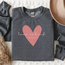 Load image into Gallery viewer, "Love is Kind - 1 Corinthians 13" Womens' Sweatshirt