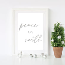 Load image into Gallery viewer, "Peace on Earth" Printable Wall Art