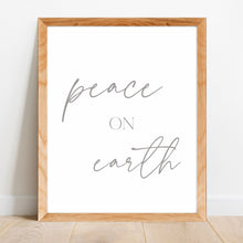 Load image into Gallery viewer, "Peace on Earth" Printable Wall Art