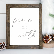 Load image into Gallery viewer, "Peace on Earth" Printable Wall Art
