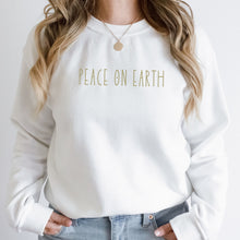 Load image into Gallery viewer, "Peace on Earth" Unisex Sweatshirt