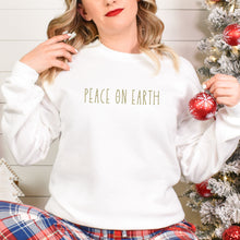 Load image into Gallery viewer, "Peace on Earth" Unisex Sweatshirt
