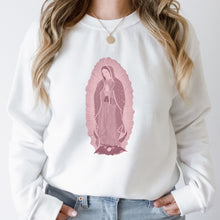 Load image into Gallery viewer, "Our Lady of Guadalupe" Sweatshirt in Blues or Pinks
