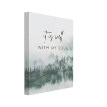 Load image into Gallery viewer, "It Is Well With My Soul" Canvas Wall Art Print