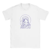 Load image into Gallery viewer, Icon of the Blessed Mother and the Child Jesus Crewneck T-Shirt