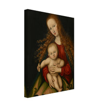 Load image into Gallery viewer, "Madonna and Child" - Cranach the Elder:  Canvas Wall Art