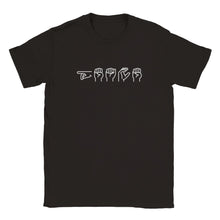 Load image into Gallery viewer, Peace in Sign Language Crewneck T-Shirt
