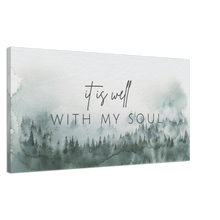 Load image into Gallery viewer, "It Is Well With My Soul" Canvas Art Print