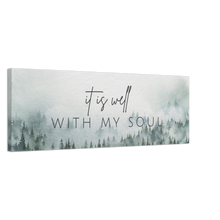 Load image into Gallery viewer, "It Is Well With My Soul" Canvas Art Print