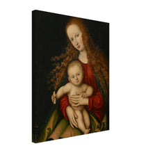 Load image into Gallery viewer, "Madonna and Child" - Cranach the Elder:  Canvas Wall Art