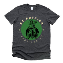 Load image into Gallery viewer, "St. Patrick, Pray for Us" Unisex Crewneck T-Shirt