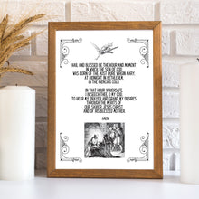 Load image into Gallery viewer, "St. Andrew Christmas Novena" Printable Prayer Art