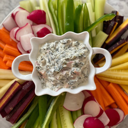 Lightened Up Spinach Dip