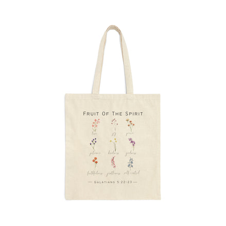Fruit of the Spirit Wildflower Tote Bag