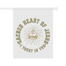 Load image into Gallery viewer, Sacred Heart of Jesus, I Trust in: You Garden Flag
