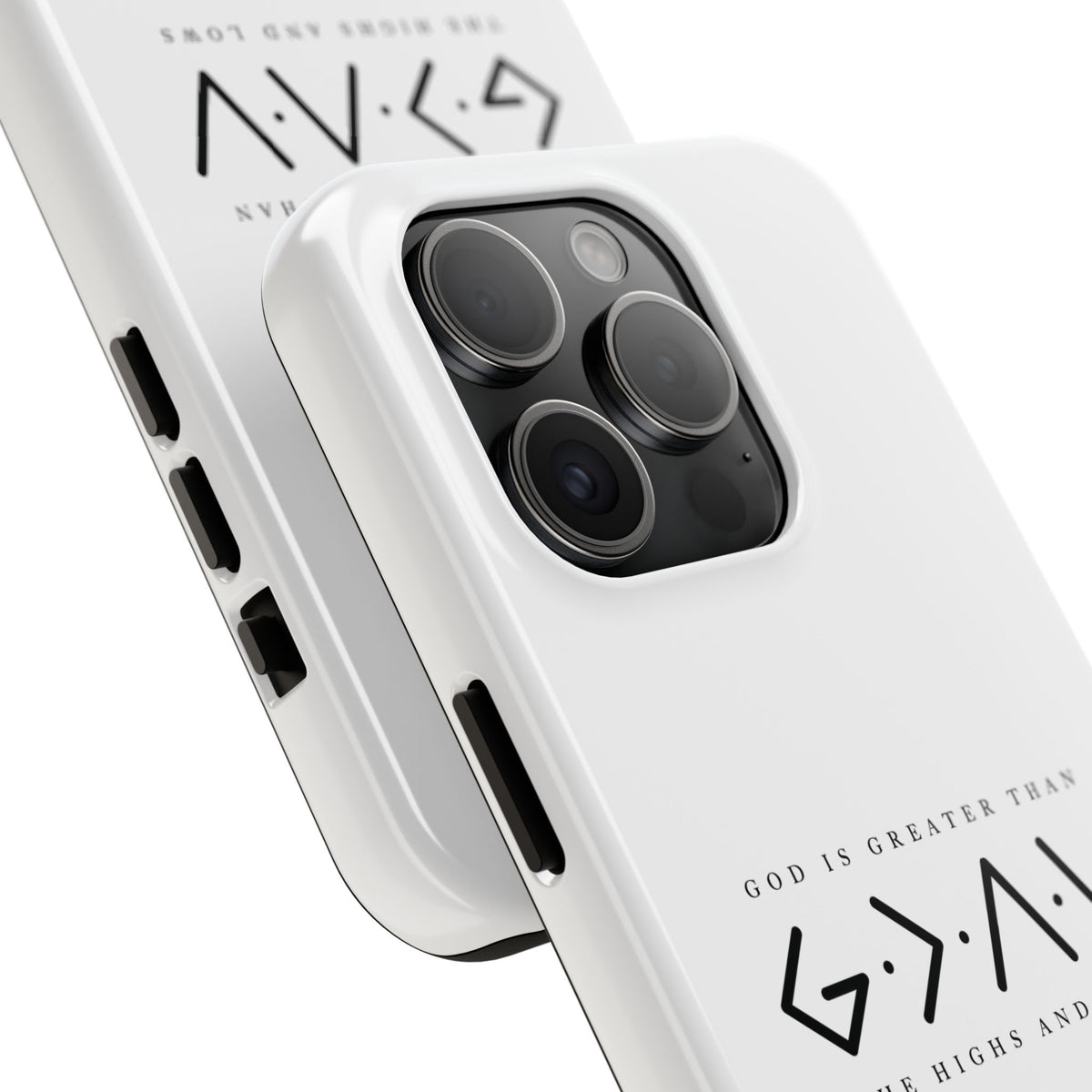 God is Greater than the Highs and Lows: TOUGH Phone Case