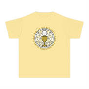 St Carlo Acutis: Eucharist is the Highway to Heaven - YOUTH Comfort Colors® Shirt