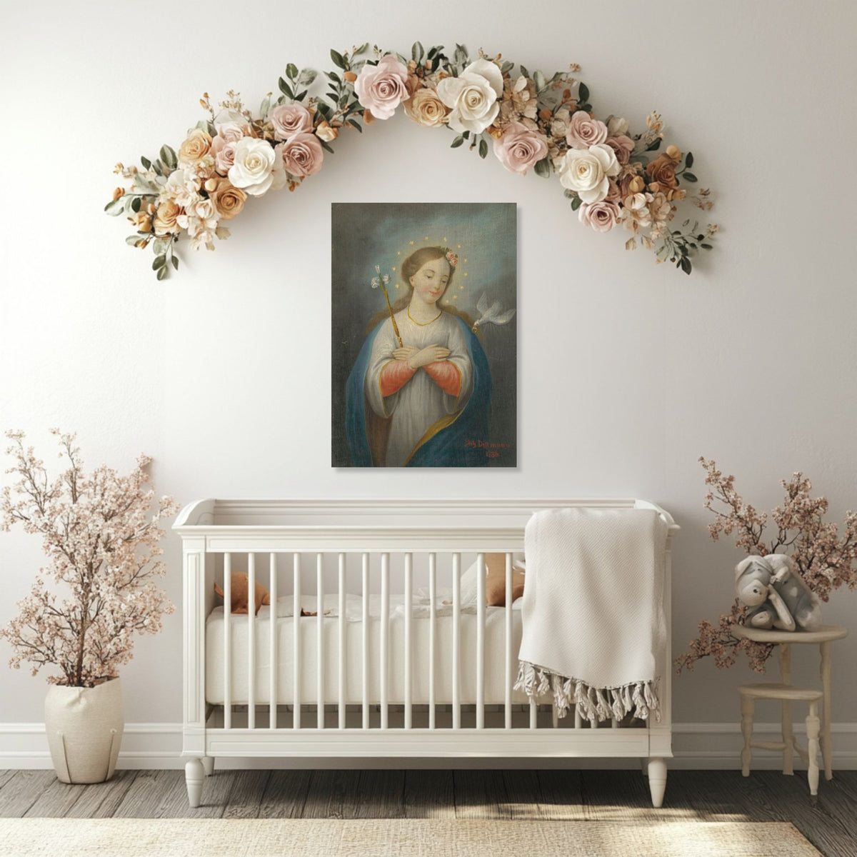 Mother Mary, Bless This Child:  Canvas Wall Art