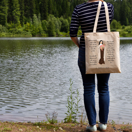 St. Therese of Lisieux Quotes Tote Bag