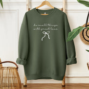 Do Small Things With Great Love - Script | Bow - Sweatshirt