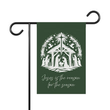 Load image into Gallery viewer, Jesus is the Reason for the Season - Garden Flag
