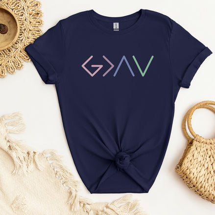 God is Greater than the Highs and Lows - Unisex T-Shirt