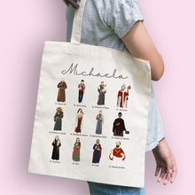 Load image into Gallery viewer, Personalized Saint Tote Bag
