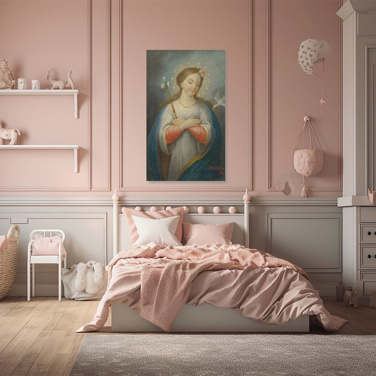 Mother Mary, Bless This Child:  Canvas Wall Art