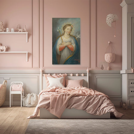 Mother Mary, Bless This Child:  Canvas Wall Art