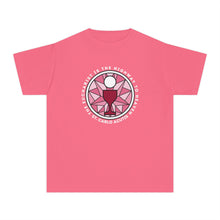 Load image into Gallery viewer, St Carlo Acutis: Eucharist is the Highway to Heaven - YOUTH Comfort Colors® Shirt

