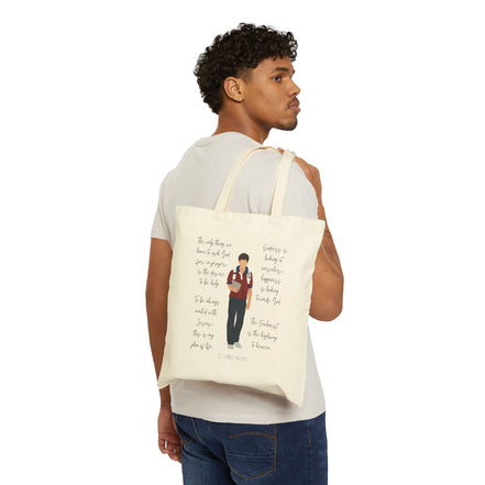 St Carlo Acutis Catholic Tote Bag