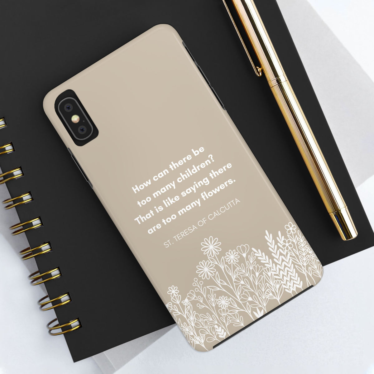 Mother Teresa Motherhood Quote: TOUGH Phone Case