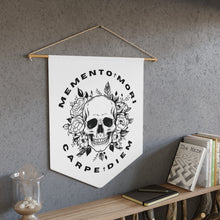 Load image into Gallery viewer, Memento Mori | Carpe Diem II Indoor Pennant Wall Hanging
