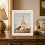 St. Peter's Church, Cambridge:  Vintage Printable Wall Art