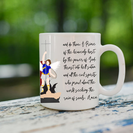 St. Michael the Archangel Prayer Mug