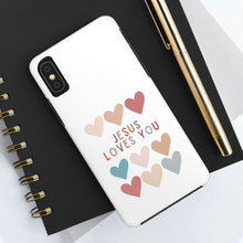 Load image into Gallery viewer, Jesus Loves You:  Tough iPhone Case
