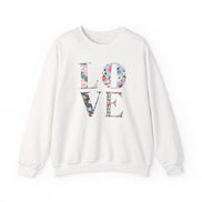 Love Floral Letters Sweatshirt