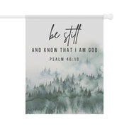 Be Still and Know That I am God - Forest - Garden Flag