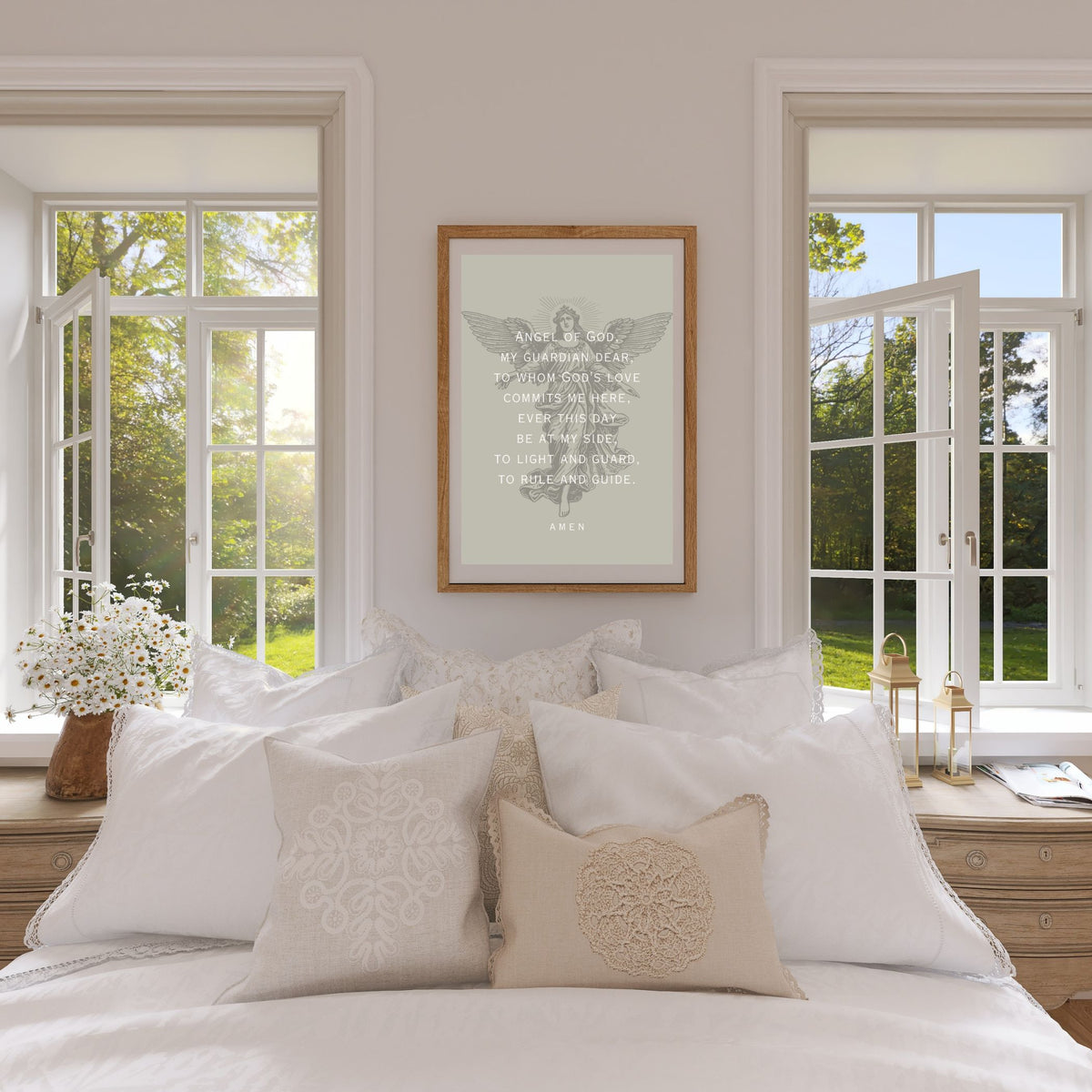 Angel of God:  Guardian Angel Prayer - Printable Wall Art