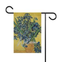 Load image into Gallery viewer, Irises by Van Gogh:  Garden Flag | House Banner
